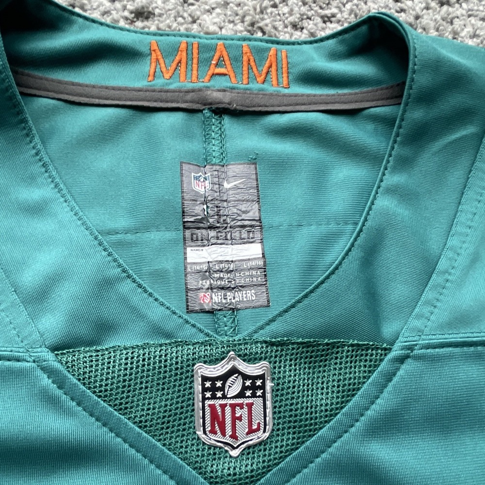 Nike NFL Miami Dolphins Tyreek Hill #10 Teal Football Jersey Size L - Picture 4 of 6